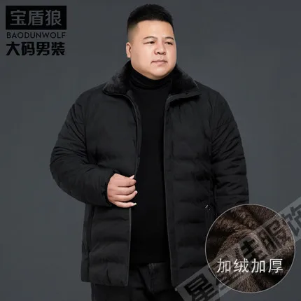 10XL 8XL 6XL Новое Стильное пальто Мужская брендовая одежда модные куртки зимние пальто брендовая одежда мужские s пальто с меховым воротником пальто - Цвет: Армейский зеленый