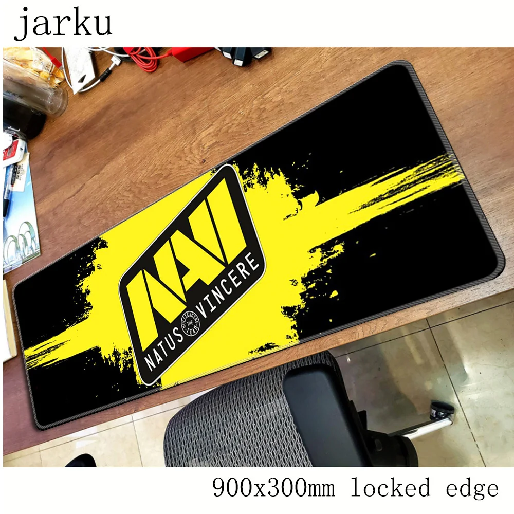 Коврик для мыши natus vincere игровой коврик 900x300x3 мм большой Рождественский ноутбука
