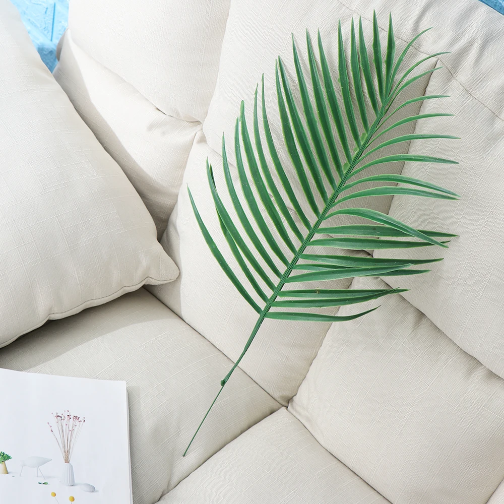 1 шт. искусственные пальмовые искусственные растения Areca зеленый пластик модель дерева Свадебные праздничные украшения для дома Sago Cycas Листья
