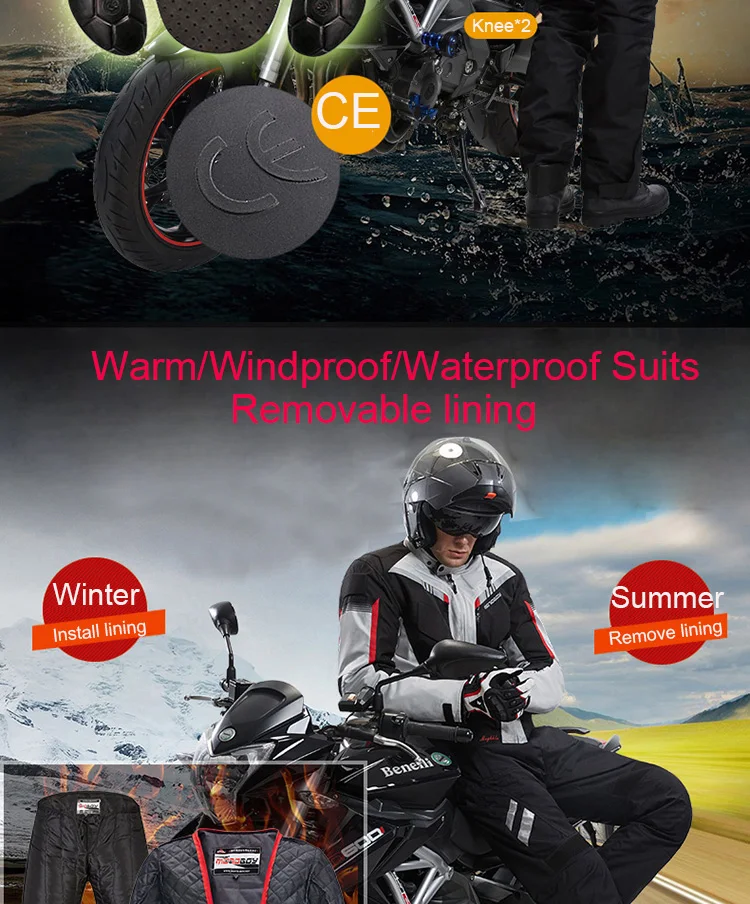 Motoboy мужские профессиональные мотоциклетные гоночные куртки брюки водонепроницаемый теплый светоотражающий, для мотокросса пальто четыре сезона 600D Оксфорд