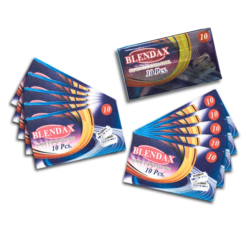 Безопасные лезвия BLENDAX. Платиновое покрытие. 100 шт. | Красота и здоровье