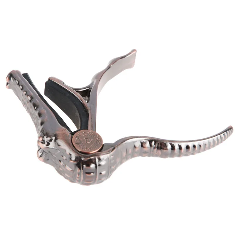 Alice A007G-PB Crocodile Head Shape Folk Acoustic Guitar Quick Tuning Change Tune Capo Bronze Color Brand New capotraste | Спорт и