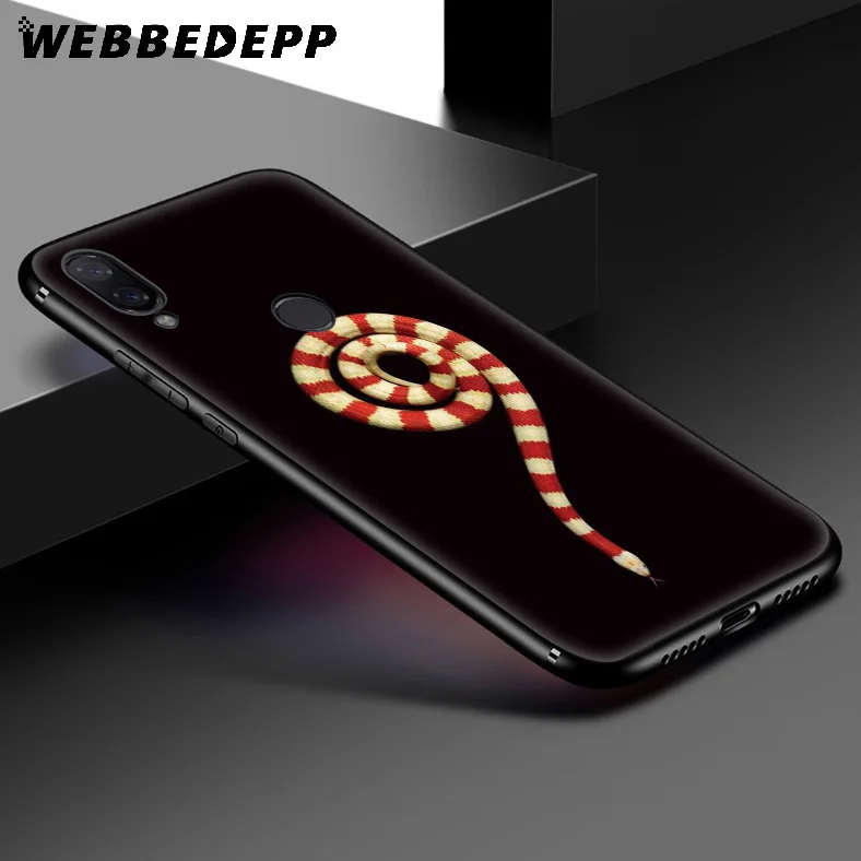 WEBBEDEPP Snake Skin Soft Case for Xiaomi Redmi K20 7A 4A 4X 5 5A 6 6A S2 Note 8 4 7 Pro Plus Prime |