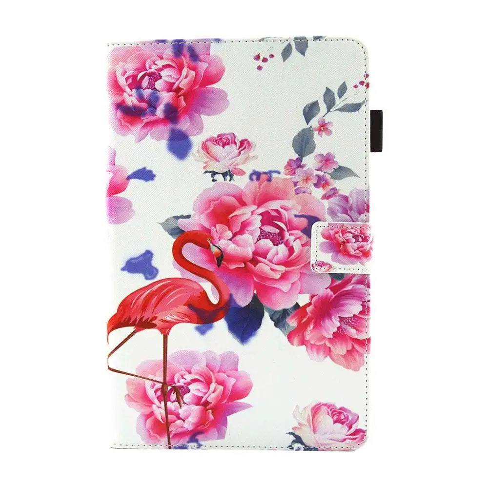 3 Для Fundas samsung Galaxy Tab A 10,1 A6 T580 T585 Модный чехол с откидной крышкой с мультяшным рисунком Чехол-книжка из искусственной кожи с подставкой и Чехлы мягкие из кожи TPU SM-T580C - Цвет: 3