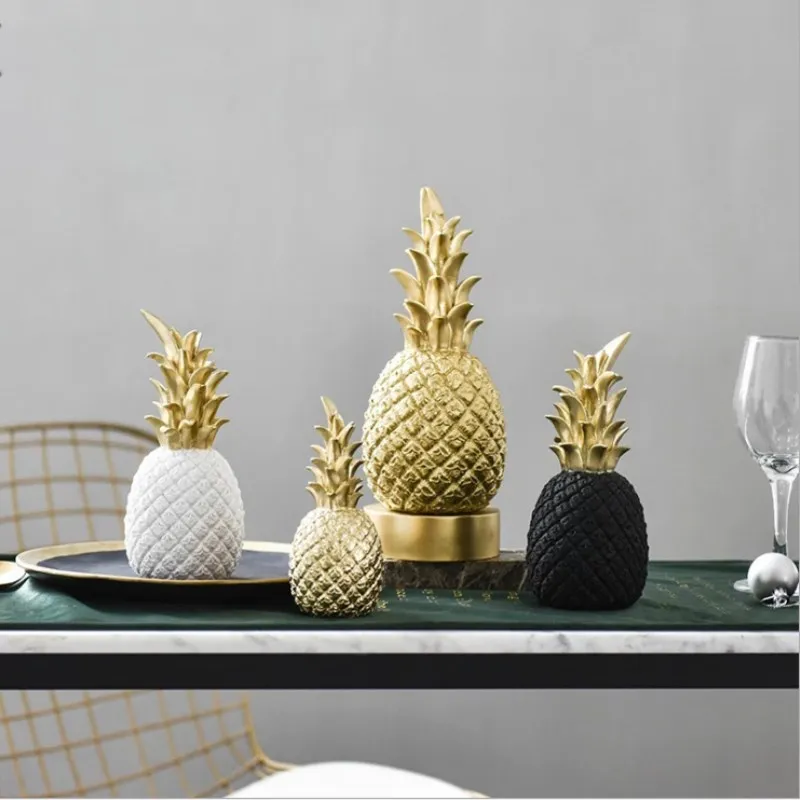 Original Nordic Decoration Home Pineapple Fruits Living Room Wine Cabinet Window Desktop Furnishing Prop Accessories | Дом и сад