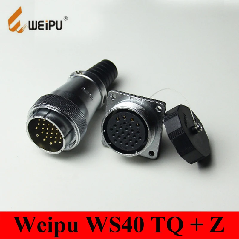 Оригинальные Weipu разъем WS40 TQ + Z 5 9 15 26 31 штырь мужской вилка кабеля в рукаве женский