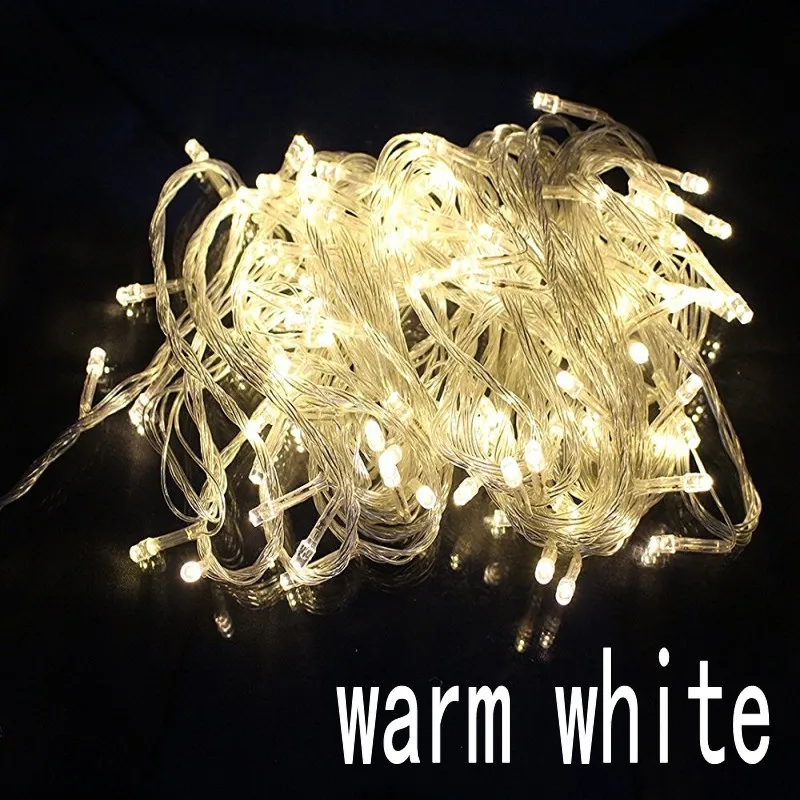 Рождественская светодиодная гирлянда 10 100 светодиодов м|string lights|light for christmasled string
