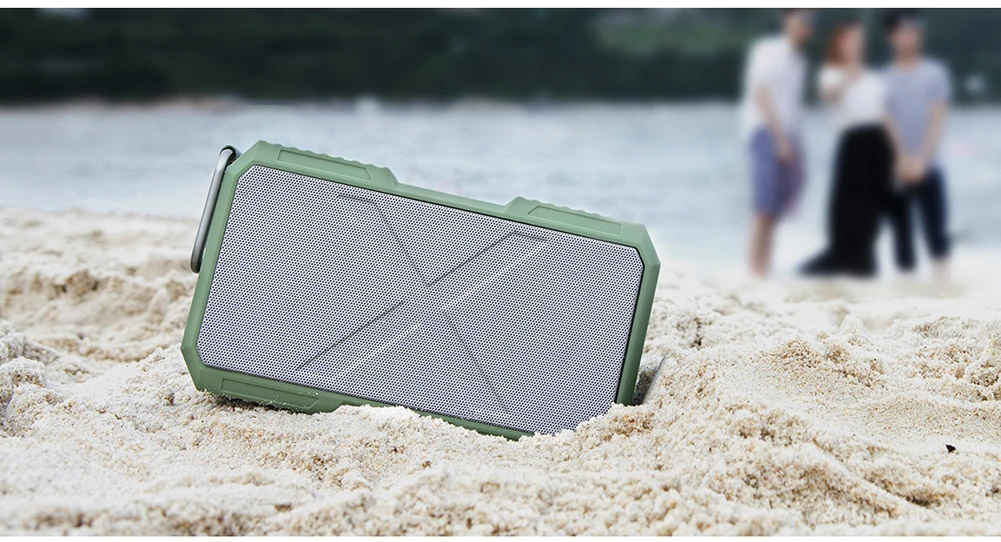 Зеленая трава Nillkin беспроводной Bluetooth динамик power bank Водонепроницаемый Бокс музыкальный динамик для iPhone Xiaomi samsung huawei - Цвет: Зеленая трава