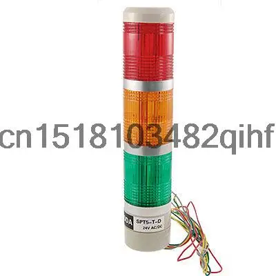 AC/DC 24V Красный Зеленый Желтый светодиодная вспышка промышленная башня стек