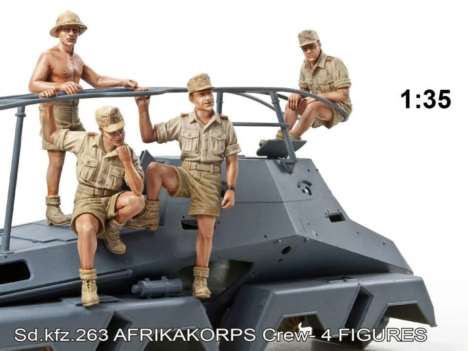 Масштаб 1/35 Неокрашенная фигурка из смолы армированный Экипаж транспортного