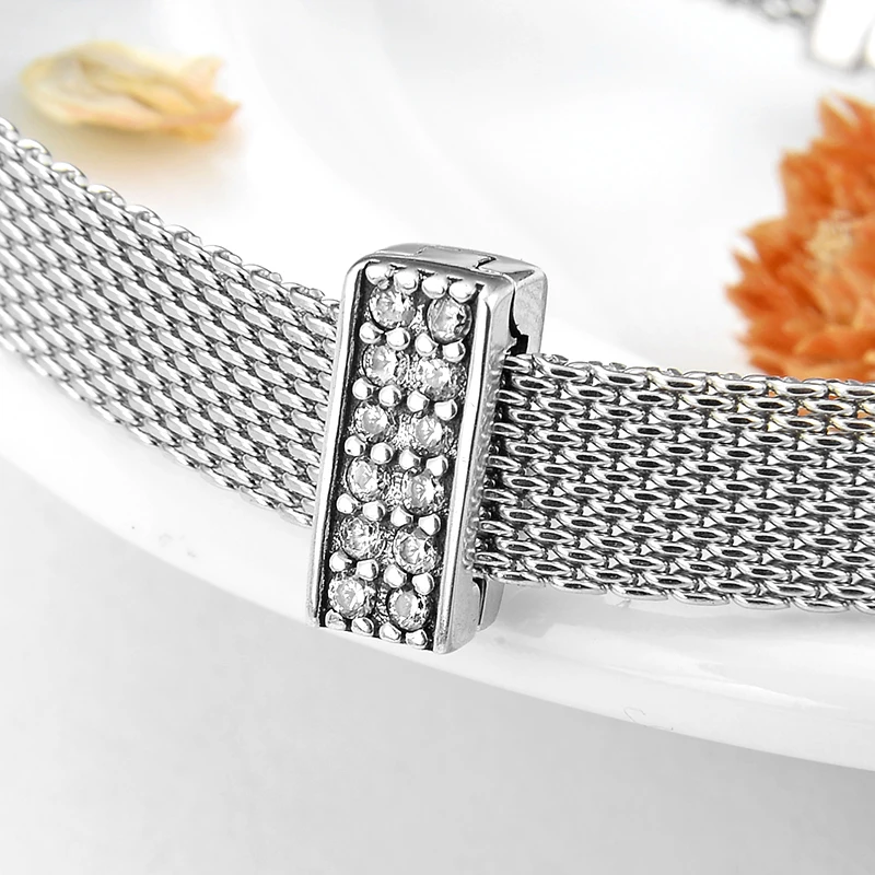 Серебряные бусины 925 пробы письмо I модные женские аксессуары подходят оригинальные отражения ювелирные изделия с бриллиантами решений