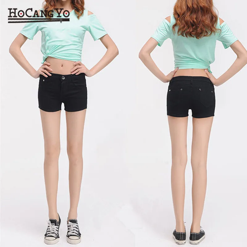 HCYO летние шорты женские сексуальные из мягкой эластичной мульти-цветов больших