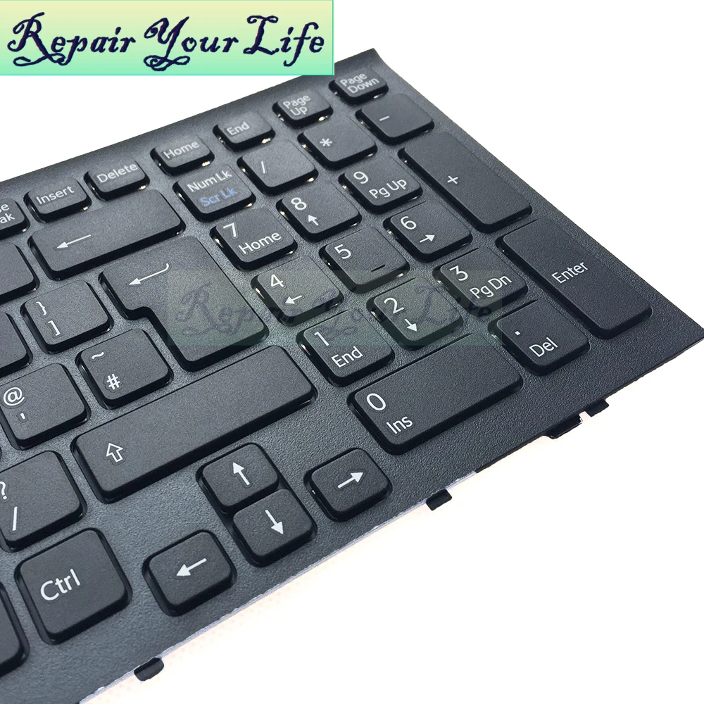 Клавиатура Rapari You Life для ноутбука Sony Vaio VPC-EL VPCEL VPCEL15EC VPCEL25EC с черной рамкой |