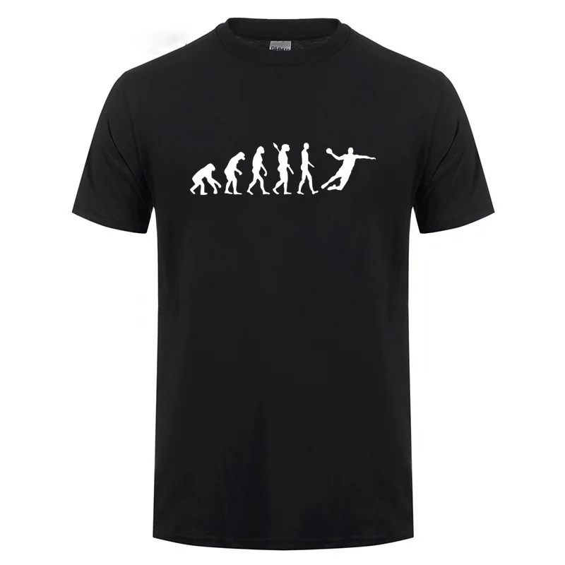 Футболка с принтом Evolution Handball забавный подарок на день рождения для мужчин