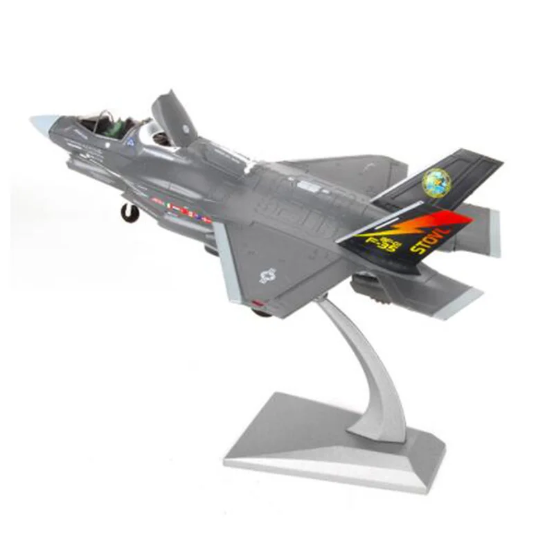Масштаб 1/72 изысканный самолет США F35B Американский флот армия переносчик ремесло