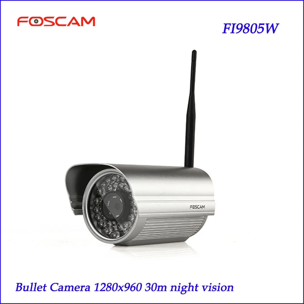 Foscam FI9805W Беспроводной Wi Fi ip камера HD 1280x960 1.3 М пикселей H.264 аудио IP камеры