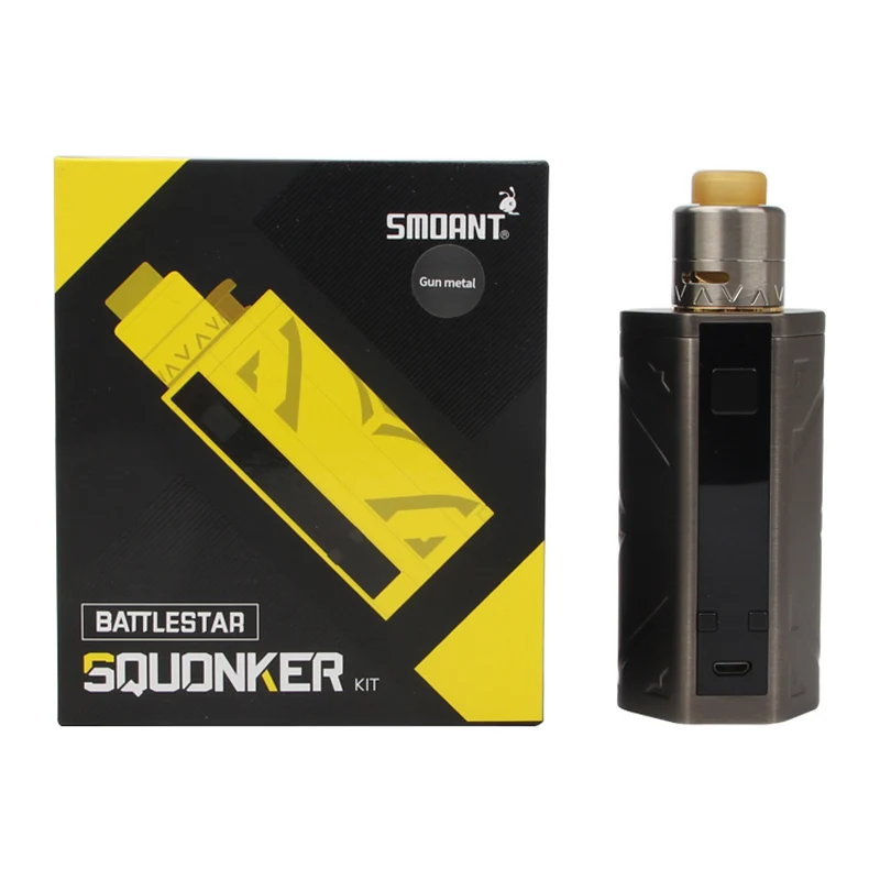 Оригинальный Smoant Battlestar Squonker набор 200 Вт электронная сигарета Vape и 7 мл бутылка RDA