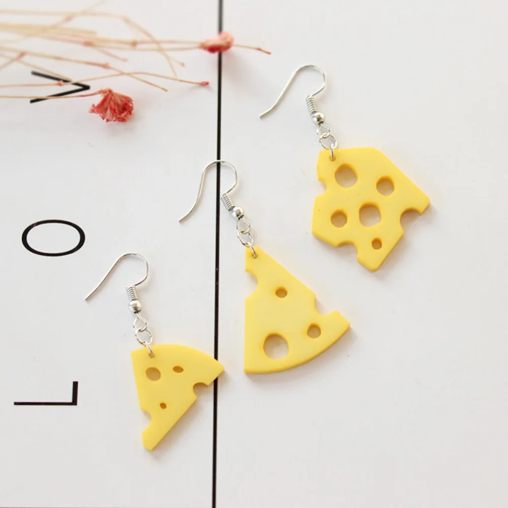 1 шт. серьги в форме крема и сыра креативные с имитацией пищи забавные украшения