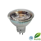10 шт.лот 5 Вт MR16 прожектор стеклянный корпус ACDC12V диммируемая COB Светодиодная лампа теплый белый холодный белый