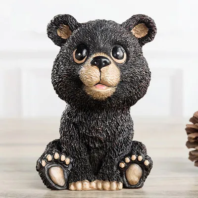 Медведь украшения очки держатель домашнего интерьера креативный подарок