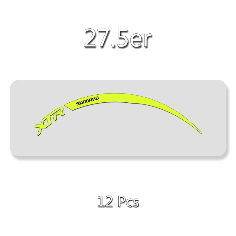 27.5er Fluo Yellow Наклейки/Наклейки На горный велосипед/bycicle обода колеса для MTB DH 26/27. 5/29 дюймов - Цвет: 27.5er Fluo Yellow