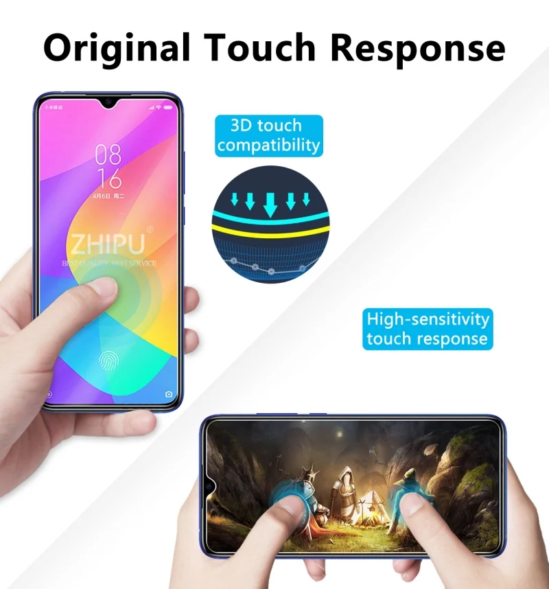 10 шт закаленное стекло для Xiaomi Mi CC9 протектор экрана 2.5D 9H Премиум Закаленное