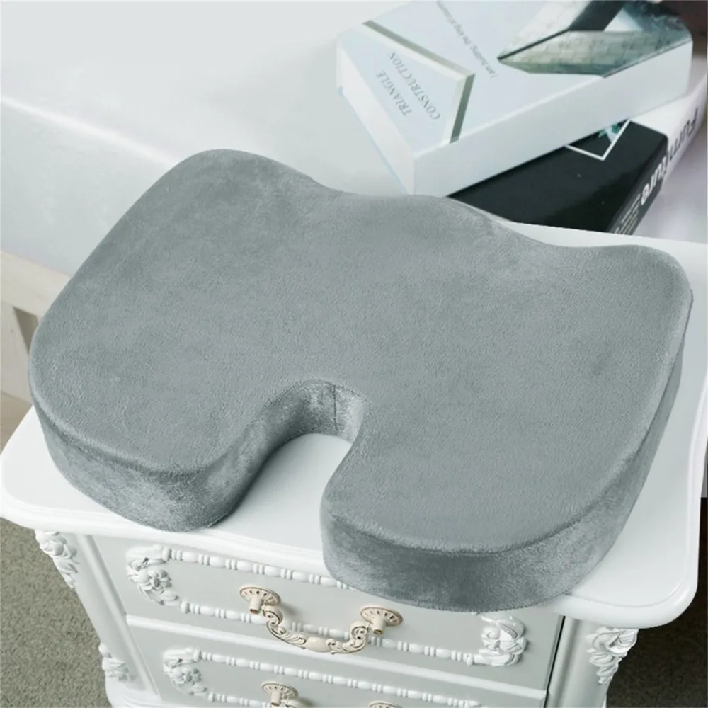 2 шт./компл. удобные Memory Foam ортопедические подушки сиденья пояс сзади Поддержка Набор для Офис здравоохранения подушки