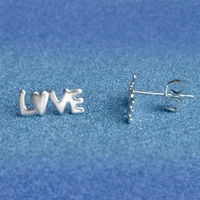 2020 new pearl wholesale jewelry earrings metal hollow love box wild earrings girl jewelry wholesale new product launch