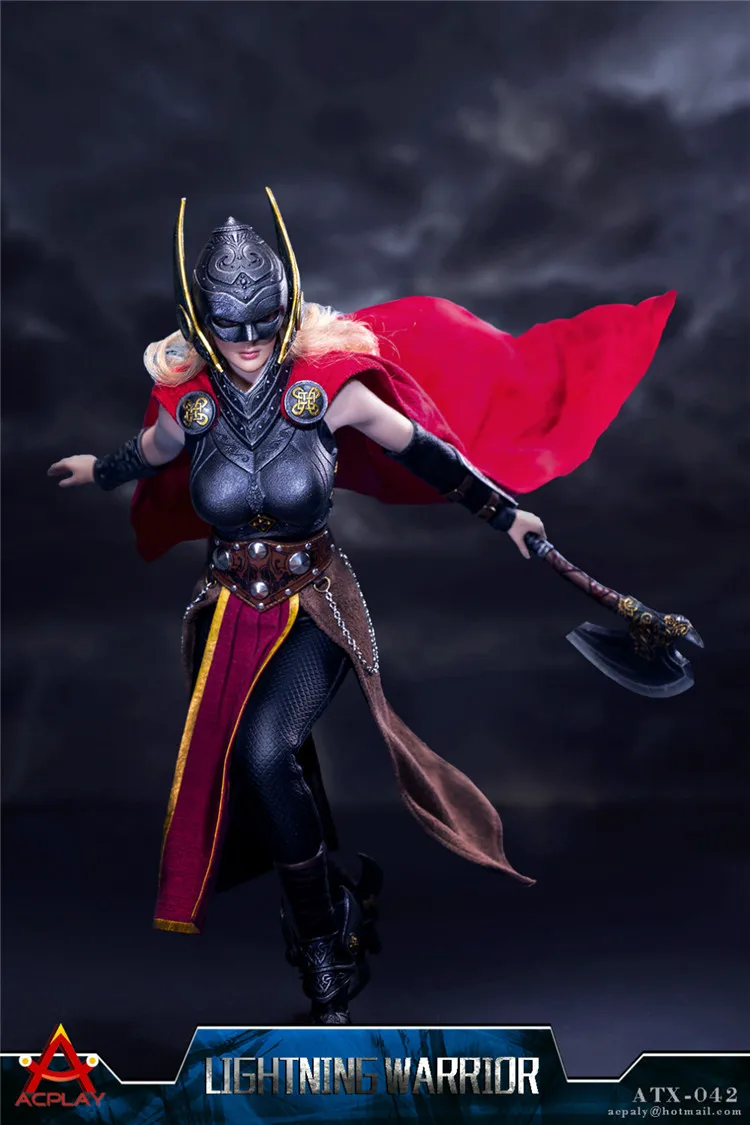 Коллекционные подарки для фанатов, 1/6 масштаб, молния, Женский воин, ATX042, комплект одежды с резьбой по голове для 1" S10D, фигурка тела