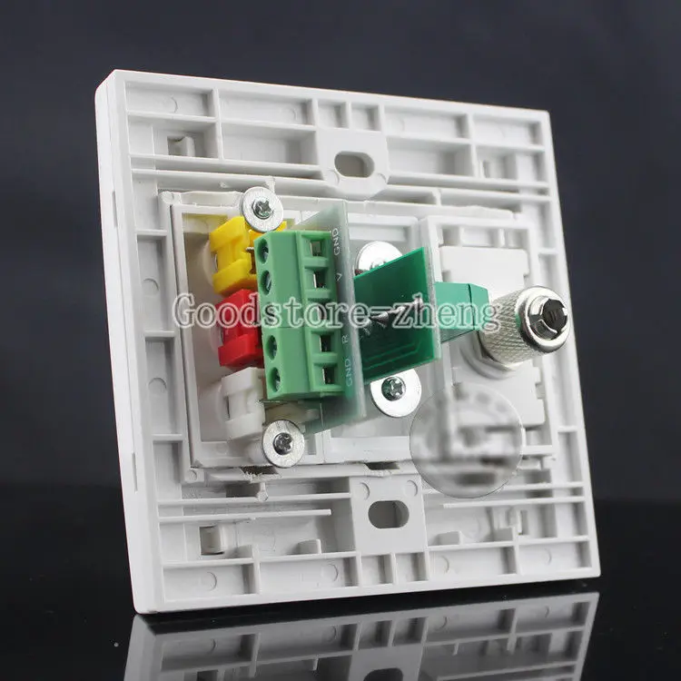 

Wall Face Plate 3RCA AV +TV + USB Charger Socket Assorted Panel Faceplate