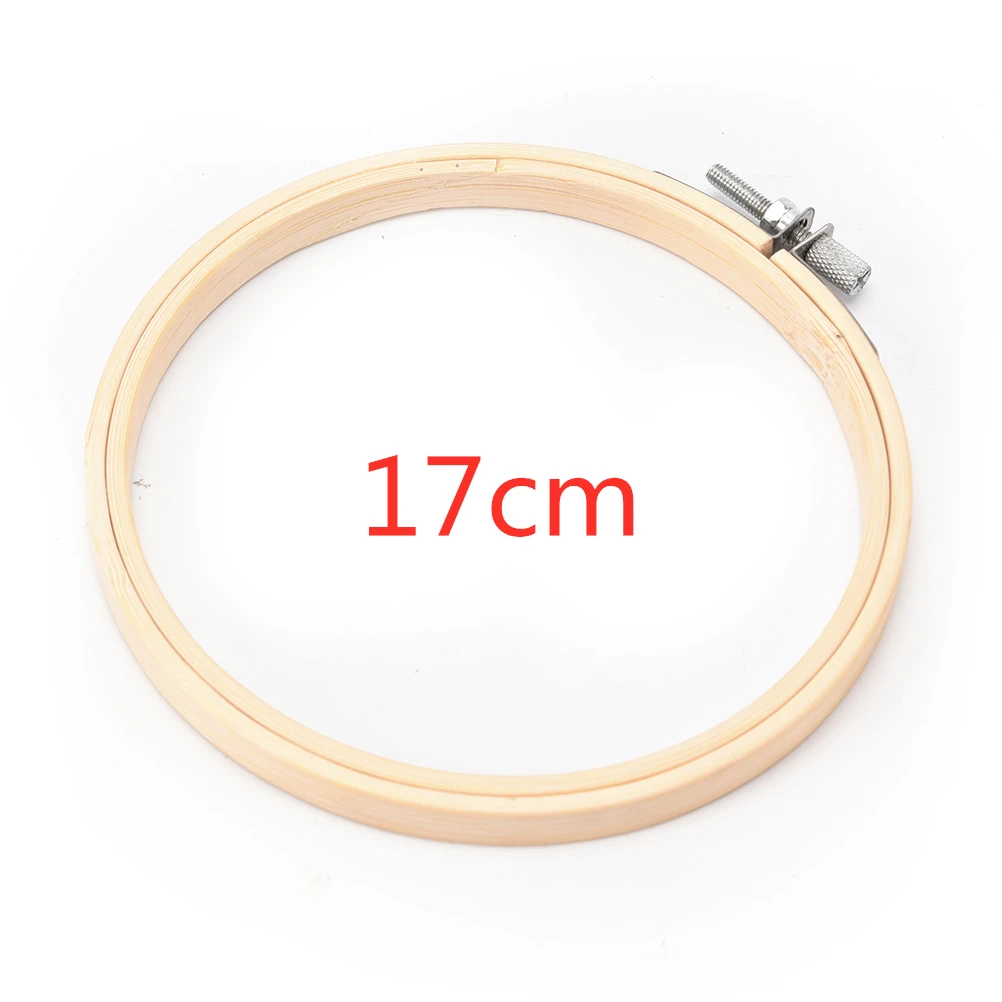 17cm 7-30 см пластмассовая/деревянная рамка обод кольцо вышивка круглая машина бамбук для вышивки крестом diyбытовая техника Ремесло Швейные Инструменты - Цвет: 17cm