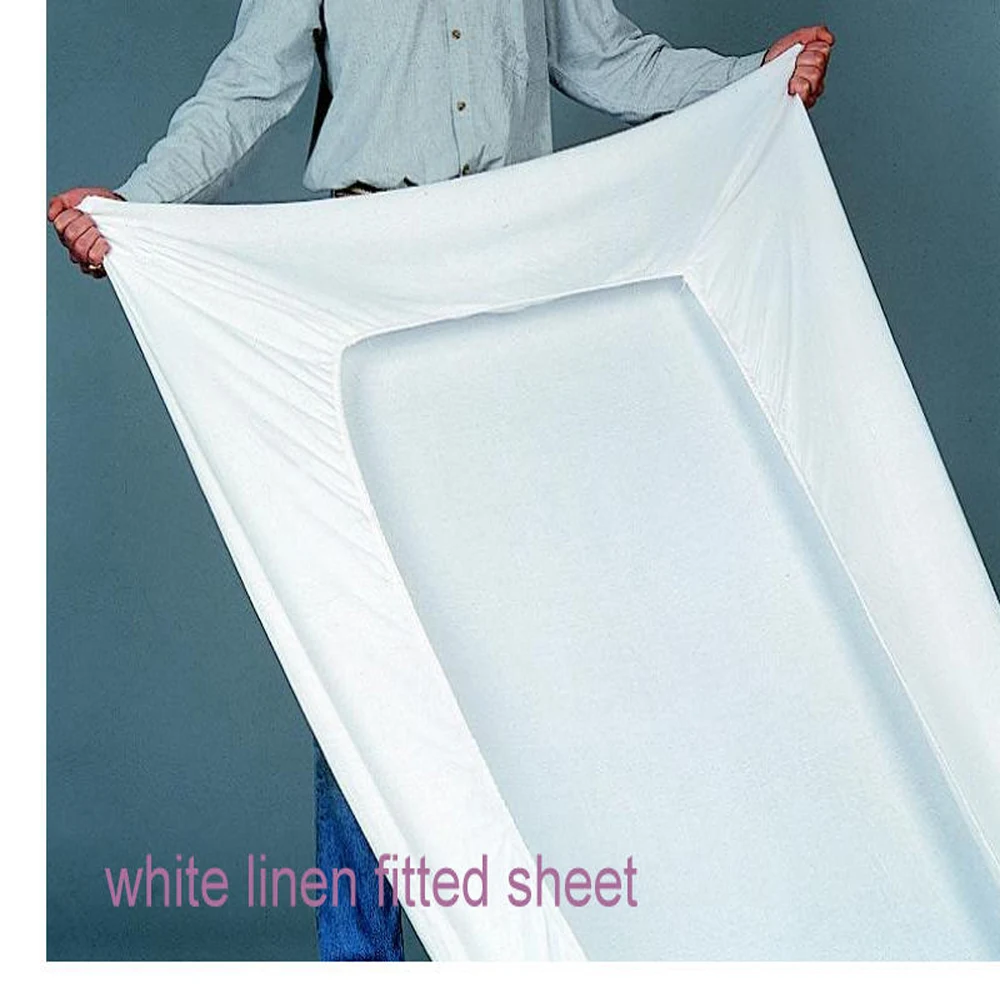 Французский с белыми потертостями постельное белье Полный Чистейшая льняная