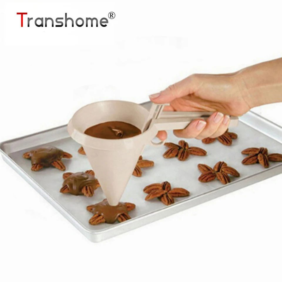 Transhome пластиковая конфета с глазурью воронки для выпечки Блинных кремов
