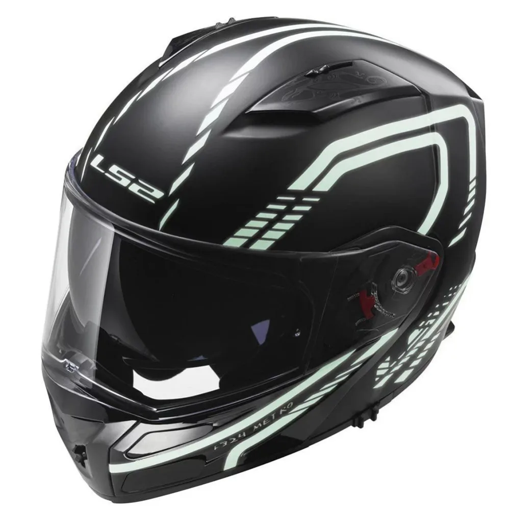 LS2 Firfly Флип Полный мотоциклетный шлем Casco Capacete шлем Moto открытые шлемы шлем Kask прогулочный круизер мотоциклетные шлемы