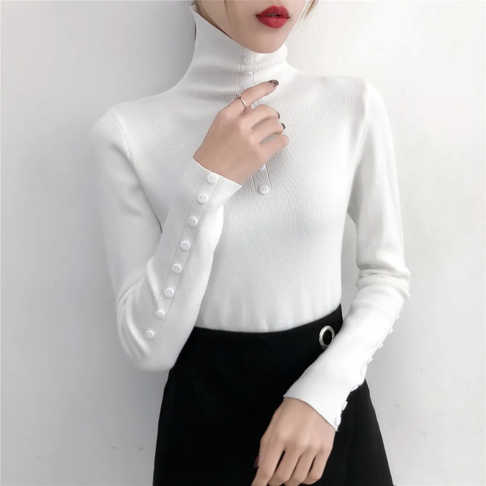 PINBEIQI New Autumn Winter Sweater Women Long Sleeve Pullover Basic Sweaters 2018 Korean Style Soft Knit Tops Female | Женская одежда