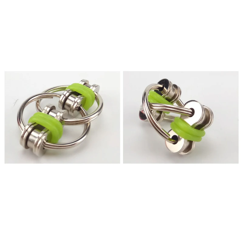 LSS00128C Ручной Спиннер Tri-Spinner для уменьшения стресса EDC игрушка-Непоседа для аутизма СДВГ брелок фиджет игрушка кончик пальца декомпрессия цепь - Цвет: LSS00128C