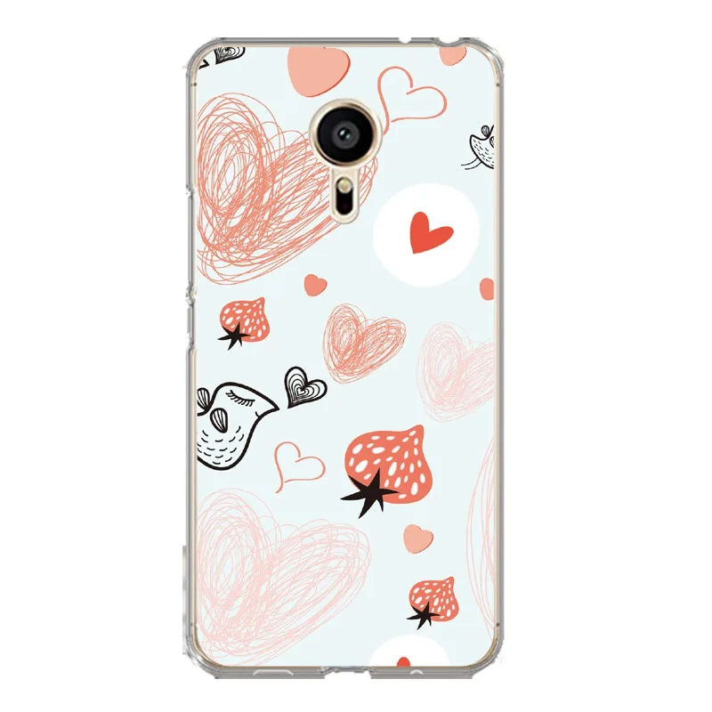 Cute Simple Luxury hand flower deer love Soft Clear TPU Phone Case For meilan MX6 pro6 U20 U10 A5 M5 M5S E E2 Free Shipping | Мобильные