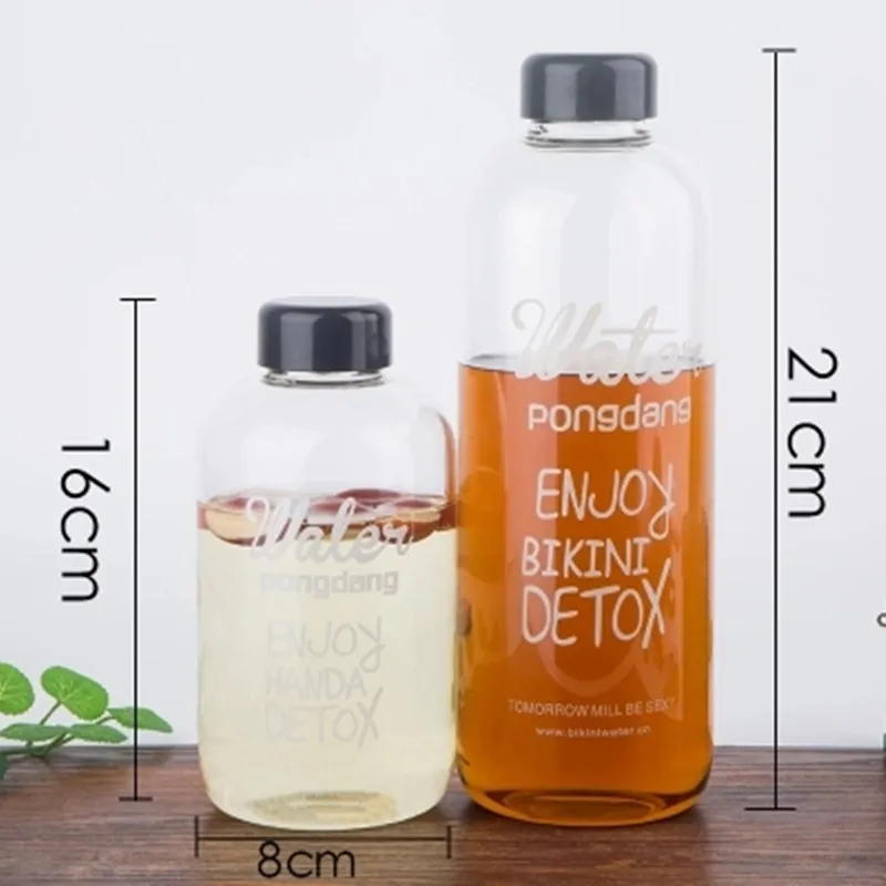 Спортивная бутылка для воды 600/1000 мл без БФА большая емкость высококачественные