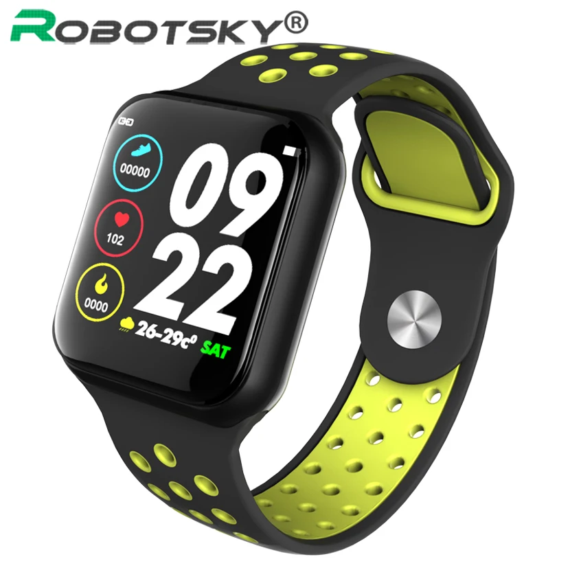 Robotsky F8 Смарт-часы IP67 Водонепроницаемый сердечный ритм кровяное давление женские мужские спортивные Смарт-часы S226 смарт-браслет для Android IOS