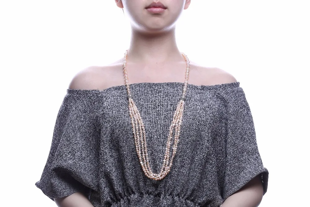 new real freshwater pearl necklace irregular baroque Double magnetic clasp bracelet jewelry set | Украшения и аксессуары