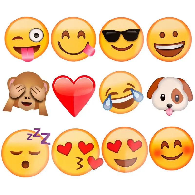 emoji 12 PCS QIFU Photo Booth Реквизит свадебные реквизит для фотографий Mr Mrs Свадебные украшения команда невесты просто замужем Выпускной Babyshower - Цвет: emoji 12 PCS