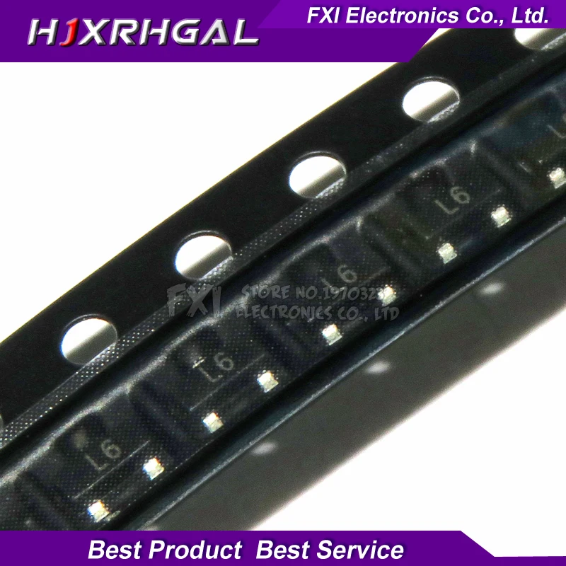 100 шт. 2SC1623-L6 2SC1623 SOT-23 SOT23-3 L6 NPN Эпитаксиальные Транзисторы новые оригинальные