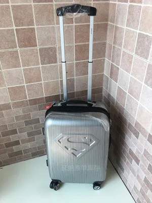 Круто! Супермен камера Hero узор тележка 4 колеса Путешествия Роллинг Багажа