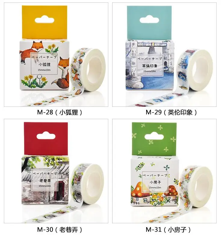 Лиса звездное небо камеры васи клейкая лента DIY Скрапбукинг стикер этикетка Маскировка для ремесла