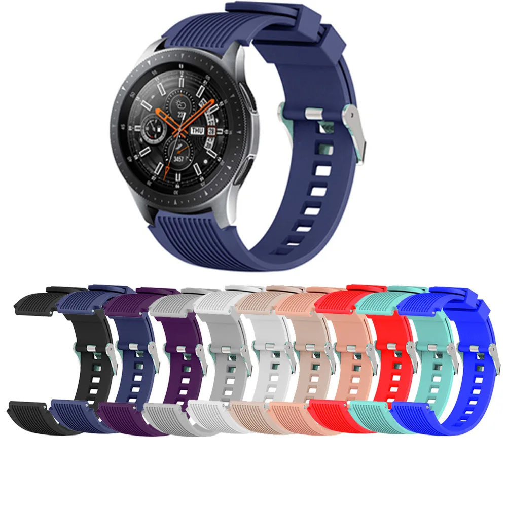 22 мм силиконовый ремешок для Xiaomi Huami Amazfit Stratos 2/2 S Pace умный спортивных часов samsung gear