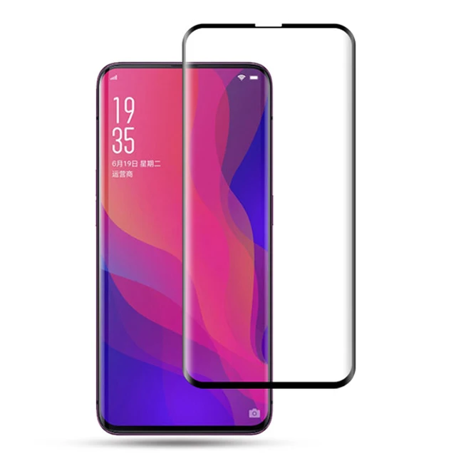 Full Cover Curved Tempered Glass For OPPO Find X Screen Protector protective film glass | Мобильные телефоны и аксессуары