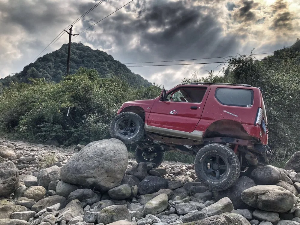 Jimny 4 дюймов зеркало заднего вида монитор Управление руки версия по бездорожью JB43 полный Лифт комплект