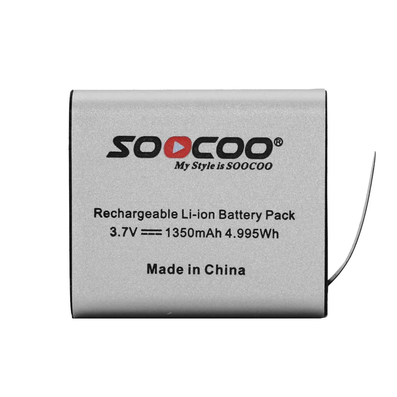 2 шт. оригинальный soocoo на Батарея и двойной Зарядное устройство для c10 c10s c10sr C20 C30