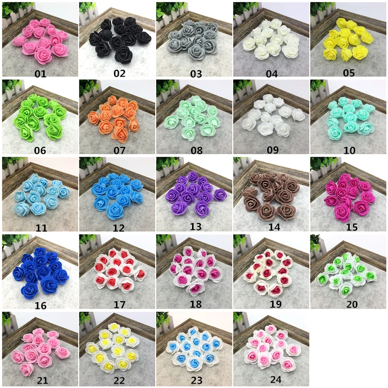 12 шт. миниатюрная роза из пеноматериала искусственные цветы для свадьбы
