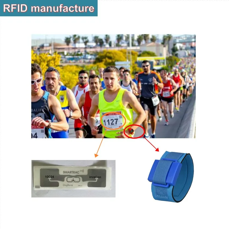 

10pcs Marathon disposable RFID Sports Shoes Tag Long Reading Range 10cm-6m for Marathon sports triathlon rfid sports